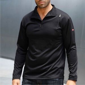 SCOTTeVEST‎ QZip Performance Pullover w/Hidden Pockets Black Men’s Size XXL NWT